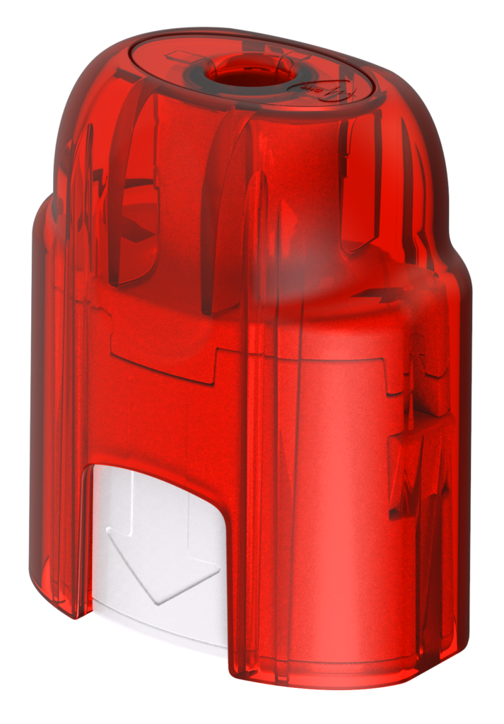 DMC Inhaler for Anaphylaxis in red